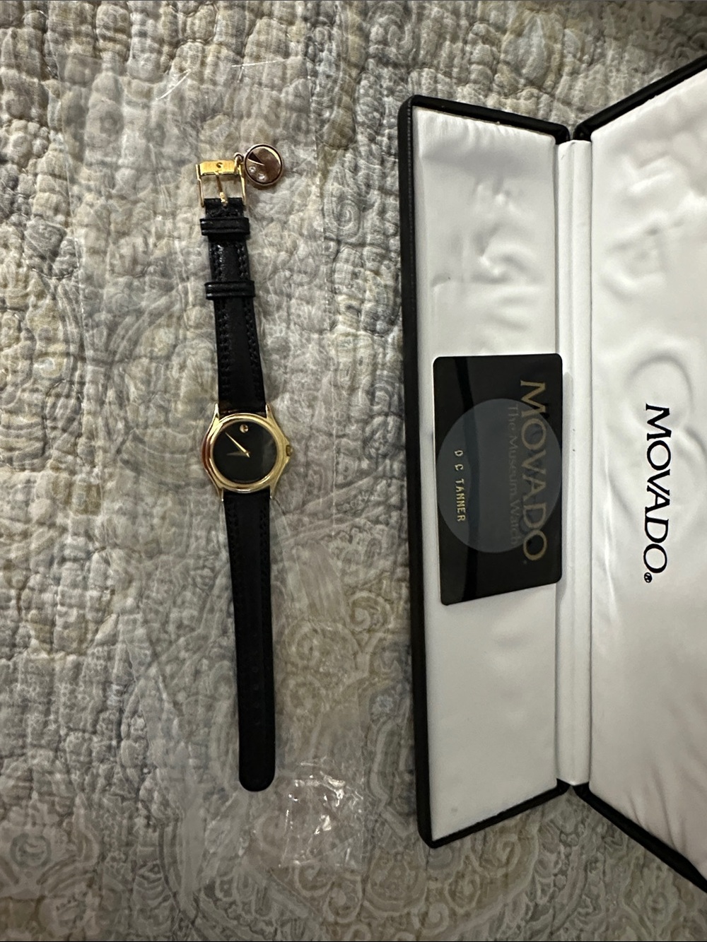 New Old Stock from 1997 w 10k Gold and Stainless Steel Case Museum MOVADO Watch - Picture 12 of 15